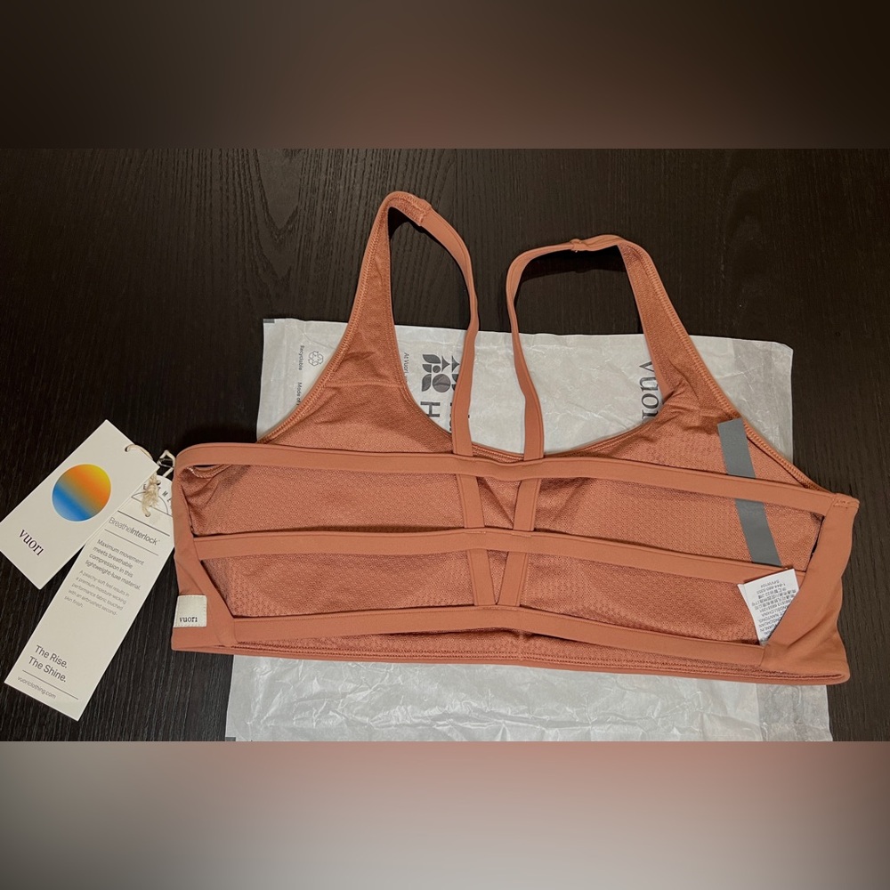 New With Tags ✨ Vuori Yosemite Bra ✨ Light Penny ✨ XL - Picture 4 of 7